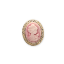 10011 brooch pin gold pink vintage image