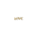 10017 brooch pin gold love