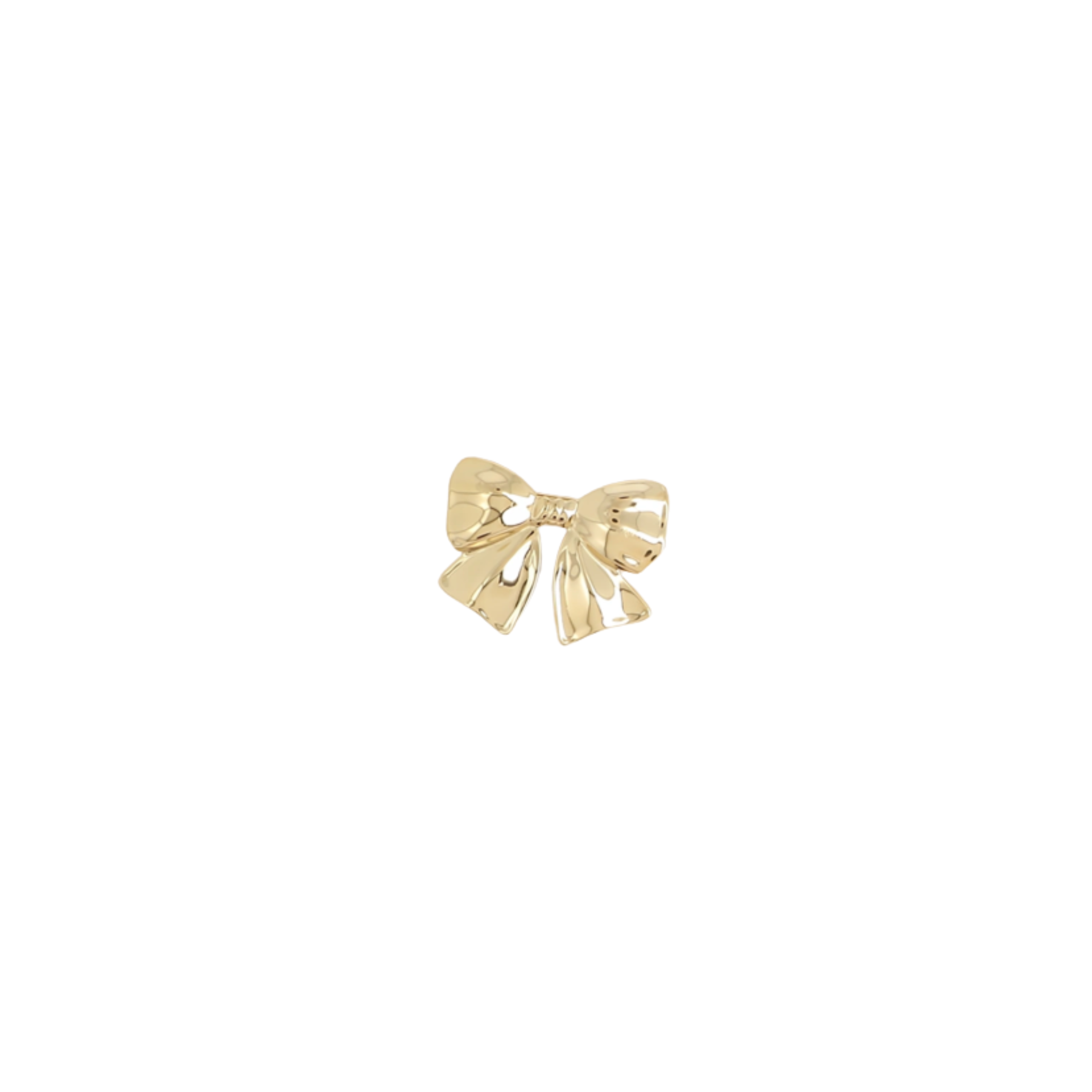 10047 brooch pin gold bow