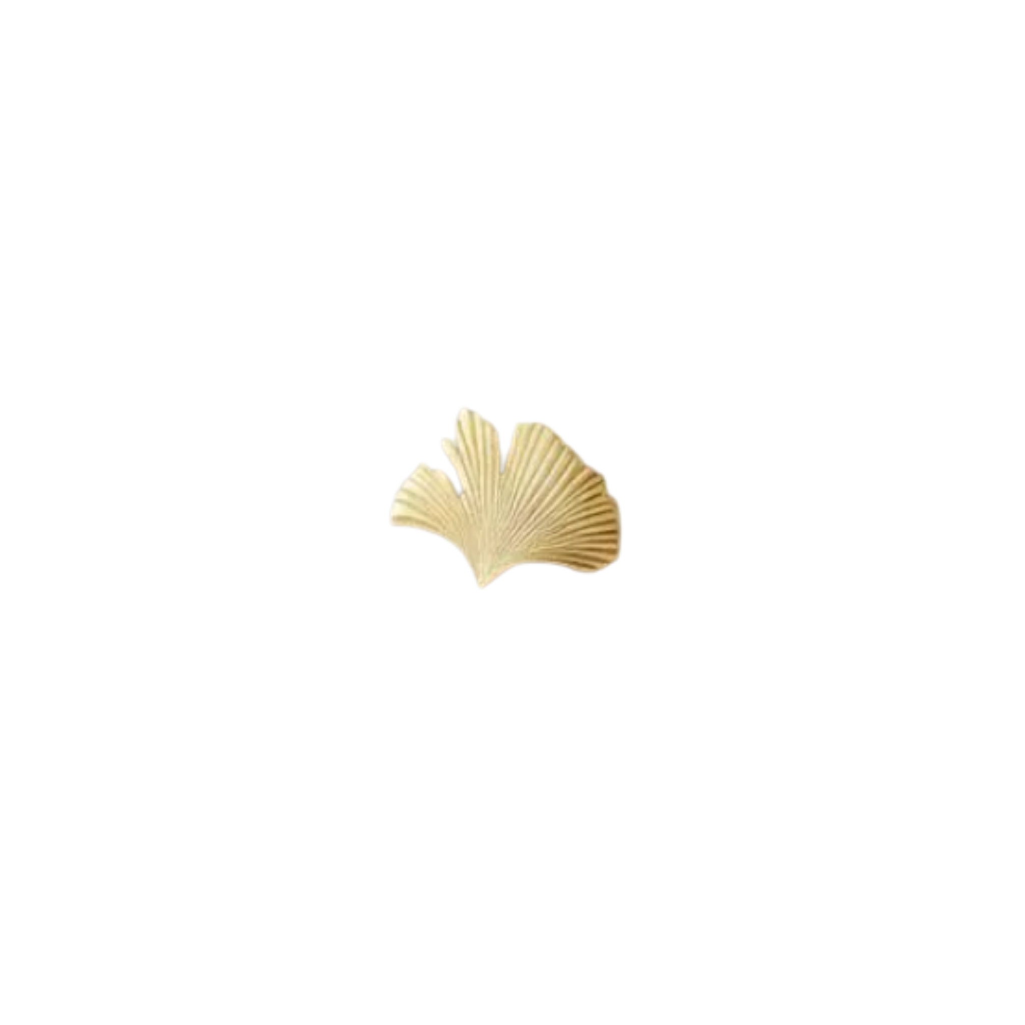 10049 brooch magnet gold leaf