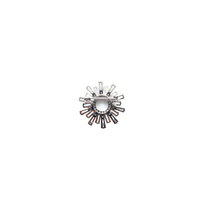 broche zilver zonnestralen