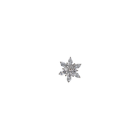 broche sneeuwvlok zilver