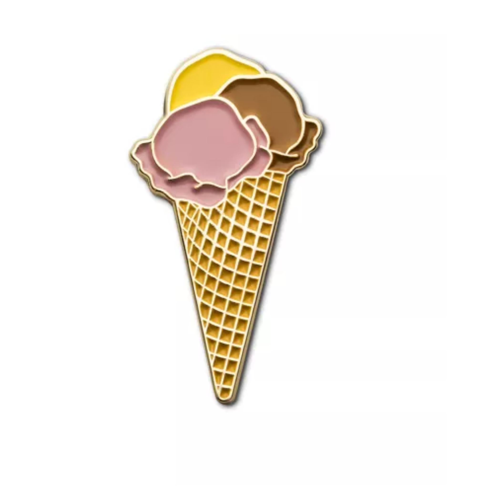 Anstecknadel Eiscreme