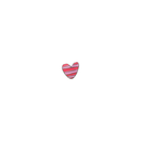 20021 pin heart pink red gold
