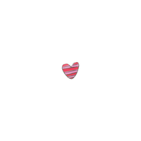 20021 pin heart pink red gold
