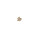 20061 White and gold flower pin