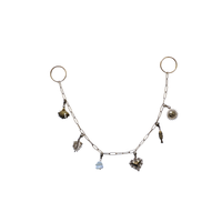 trouse chain gold with gold en with pendants summer vibes
