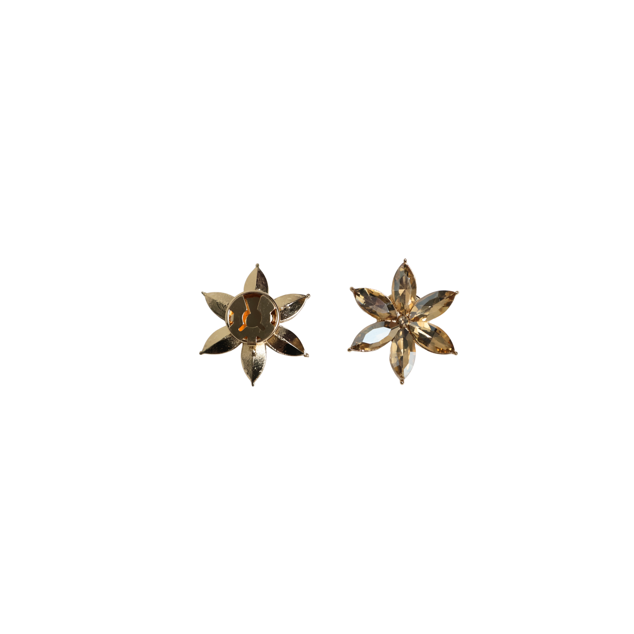 Button cover champagne star