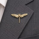 Broche libelle goud