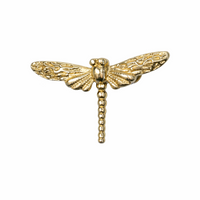 Broche libelle goud